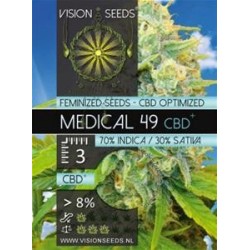 MEDICAL 49 CBD+ * VISION SEEDS 3 SEMI FEM