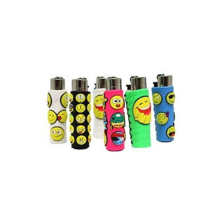 ACCENDINO CLIPPER GOMMA FUNKY HAPPY SMILEYS