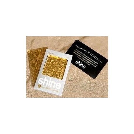 CARTINE SHINE? 24K GOLD ROLLING PAPERS - 2 CARTINE
