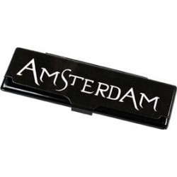 PORTA CARTINE METALLO AMSTERDAM BLACK