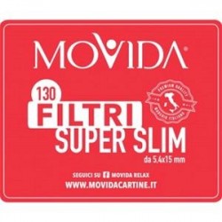 FILTRI SUPER SLIM MOVIDA BUSTA DA 130 - 5,4x15 MM LISCI