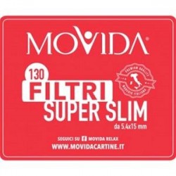 FILTRI SUPER SLIM MOVIDA BUSTA DA 130 - 5,4x15 MM LISCI