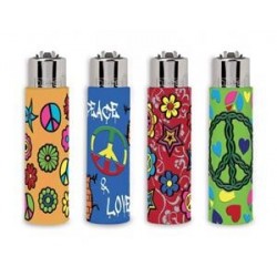 ACCENDINO CLIPPER GOMMA POP HIPPIE