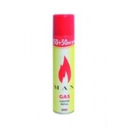 BOMBOLETTA MAX GAS RICARICA PER ACCENDINI 250ML+ 50ML