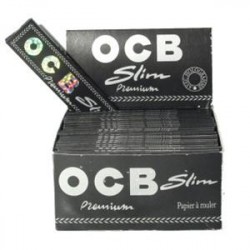 CARTINE OCB NERE LUNGHE SLIM- SCATOLA INTERA DA 50 PEZZI 