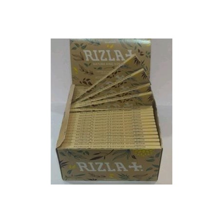 CARTINE RIZLA NATURA KS SLIM LUNGHE - SCATOLA INTERA DA 50 PEZZI 