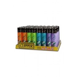 ACCENDINO CLIPPER COFFEESHOP COLOR - SCATOLA INTERA DA 48 PEZZI 