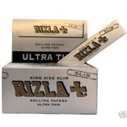 CARTINE RIZLA KING SIZE SILVER LUNGHE SLIM- SCATOLA INTERA DA 50 PEZZI