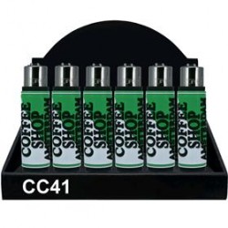 ACCENDINO CLIPPER GOMMA COFFEE SHOP - SCATOLA INTERA DA 24 PEZZI