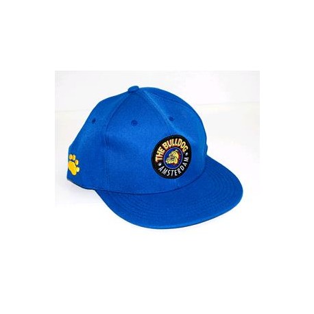 CAPPELLO CON VISIERA FLAT AZZURRO THE BULLDOG 