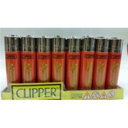 ACCENDINO CLIPPER BIOLOGICALSEEDS ARANCIONE - SCATOLA INTERA DA 48 PEZZI