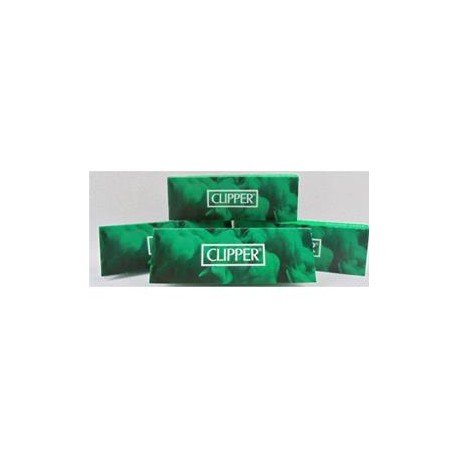 CARTINA CLIPPER REGULAR GREEN - SCATOLA INTERA DA 100 PEZZI 